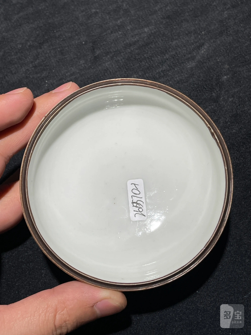 清晚期 汪友堂画浅绛彩山水纹盖罐 - 图15